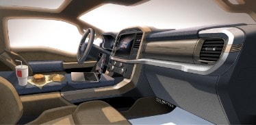 All-new F150 Interior sketch